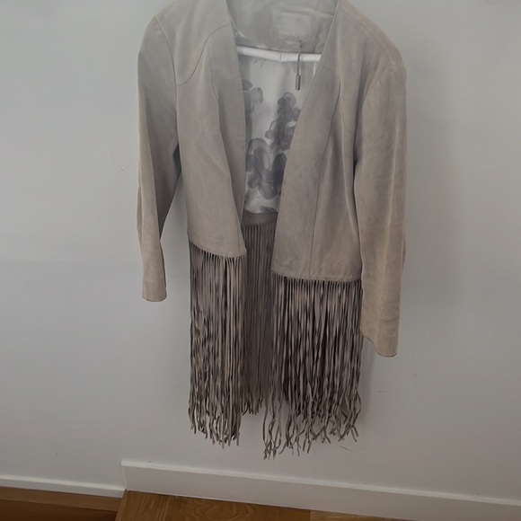Soia and Kyo suede fringe jacket - Picture 2 of 5
